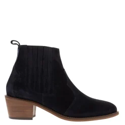 Amelle Navy Suede Chelsea Boots
