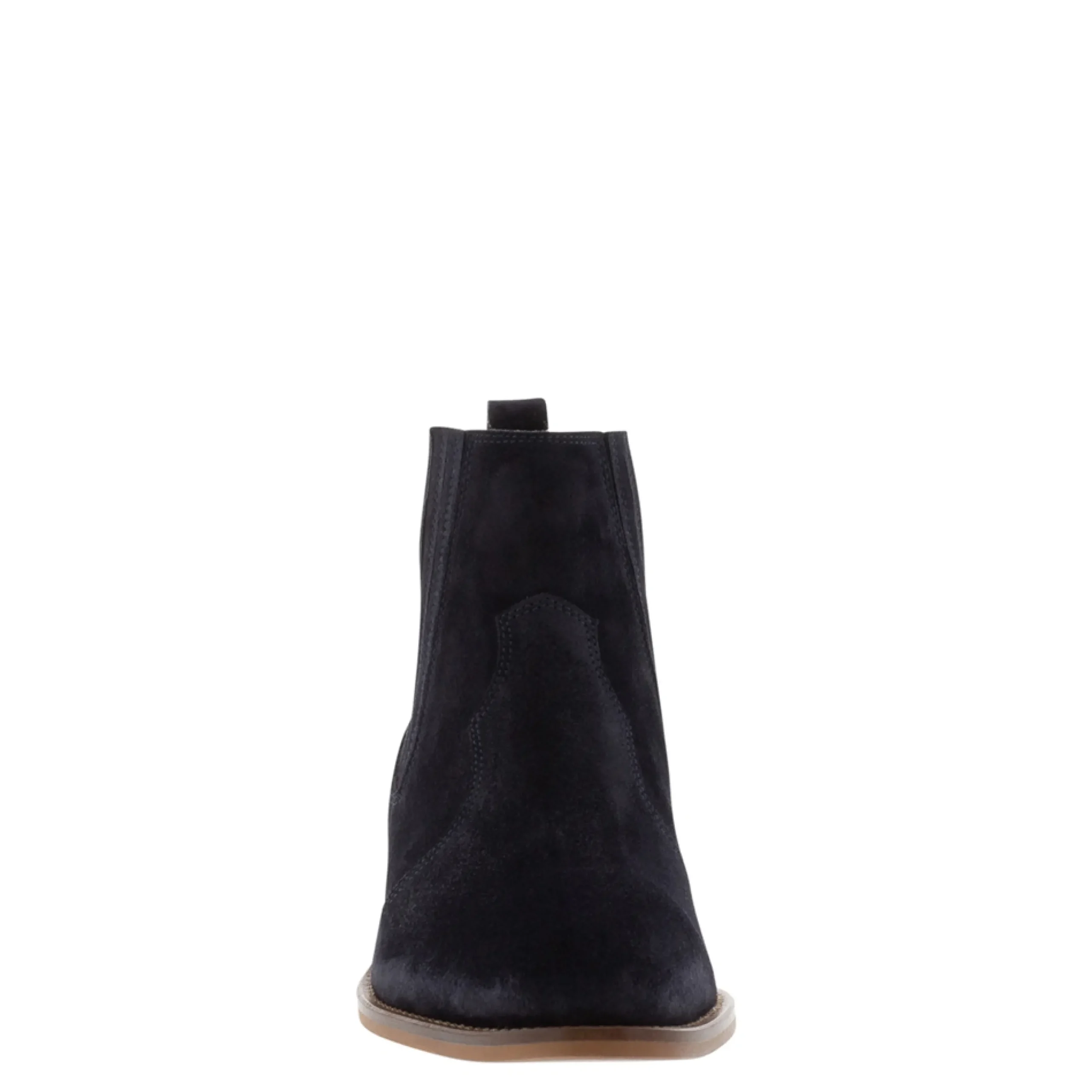 Amelle Navy Suede Chelsea Boots