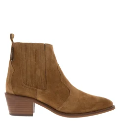 Amelle Tan Suede Chelsea Boots