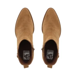 Amelle Tan Suede Chelsea Boots