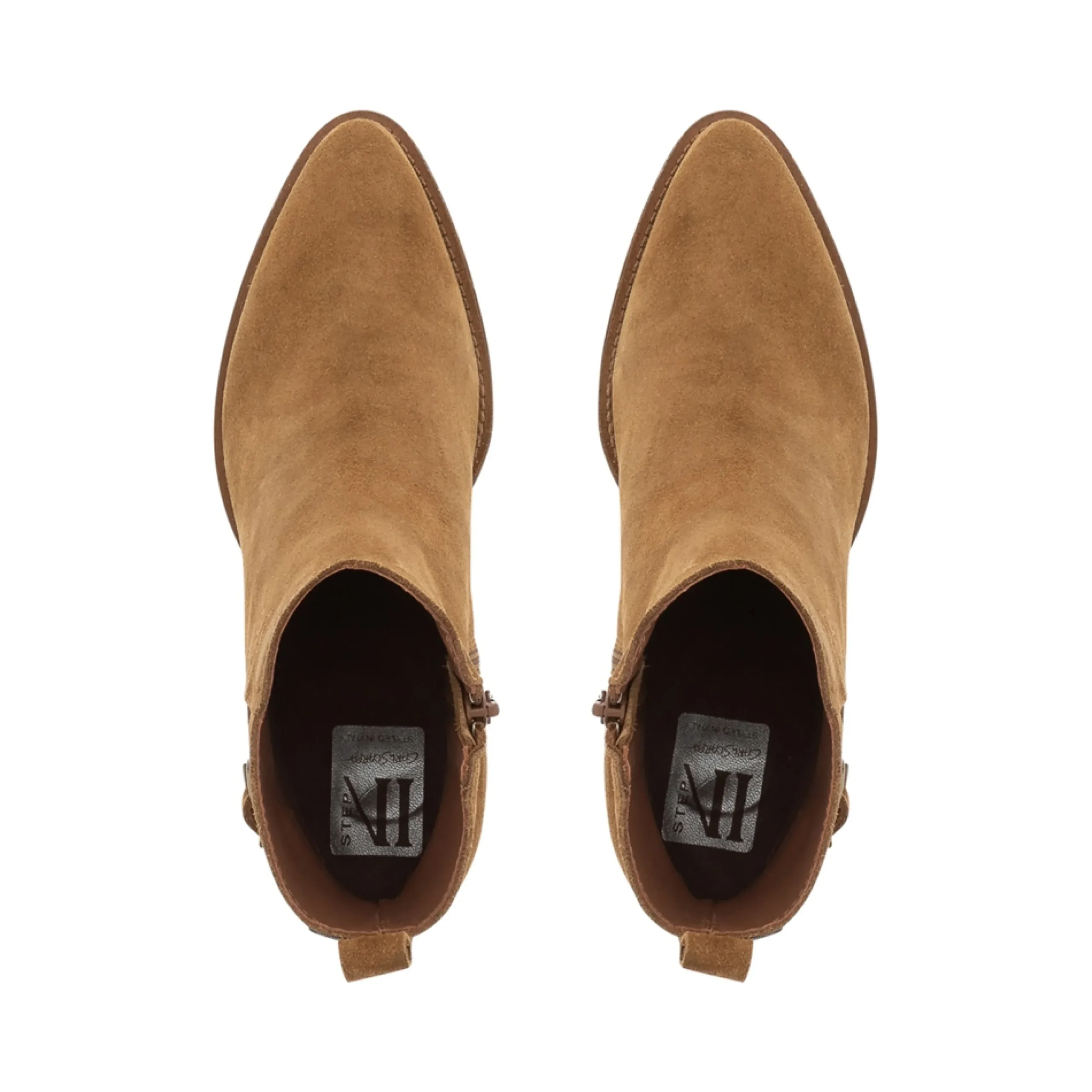 Amelle Tan Suede Chelsea Boots