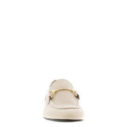 Arlie Off White Leather Snaffle Loafers