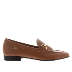 Arlie Tan Leather Snaffle Loafers
