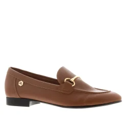 Arlie Tan Leather Snaffle Loafers