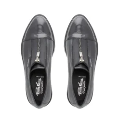 Ash Black Leather Platform Trainers