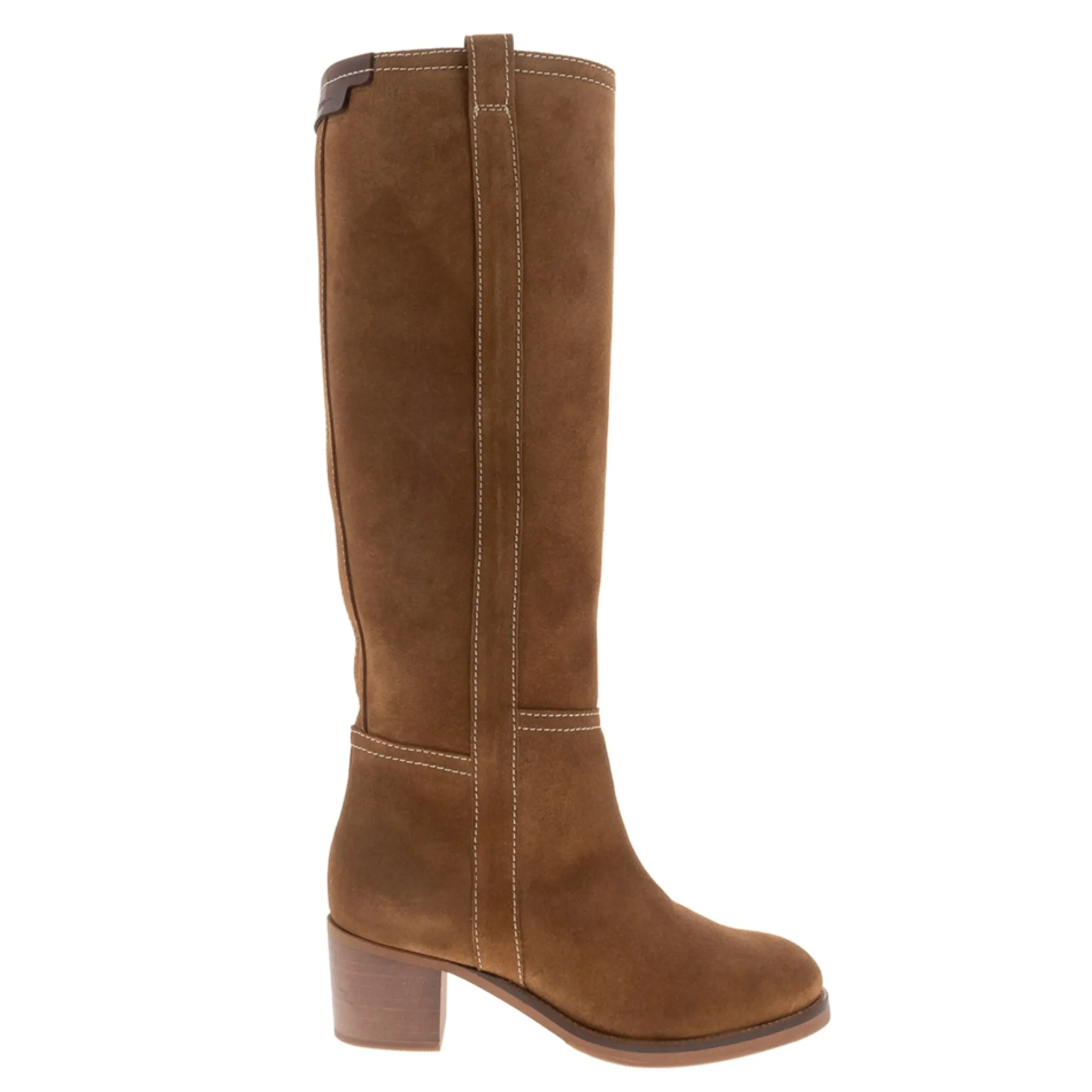 Beck Tan Suede Knee High Boots