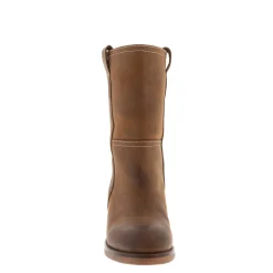Belle Tan Leather Ankle Boots