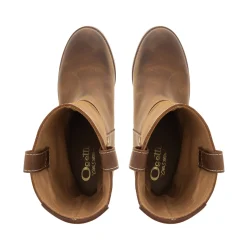 Belle Tan Leather Ankle Boots