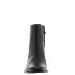Bellini Black Leather Ankle Boots