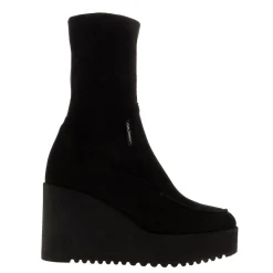 Boaz Black Suede Ankle Boots