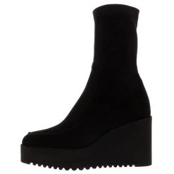 Boaz Black Suede Ankle Boots