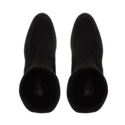 Boaz Black Suede Ankle Boots