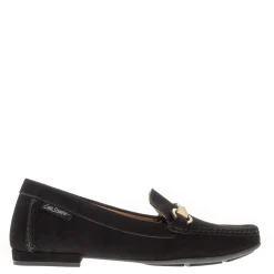 Calliope Black Leather Snaffle Loafers