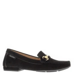 Calliope Black Leather Snaffle Loafers