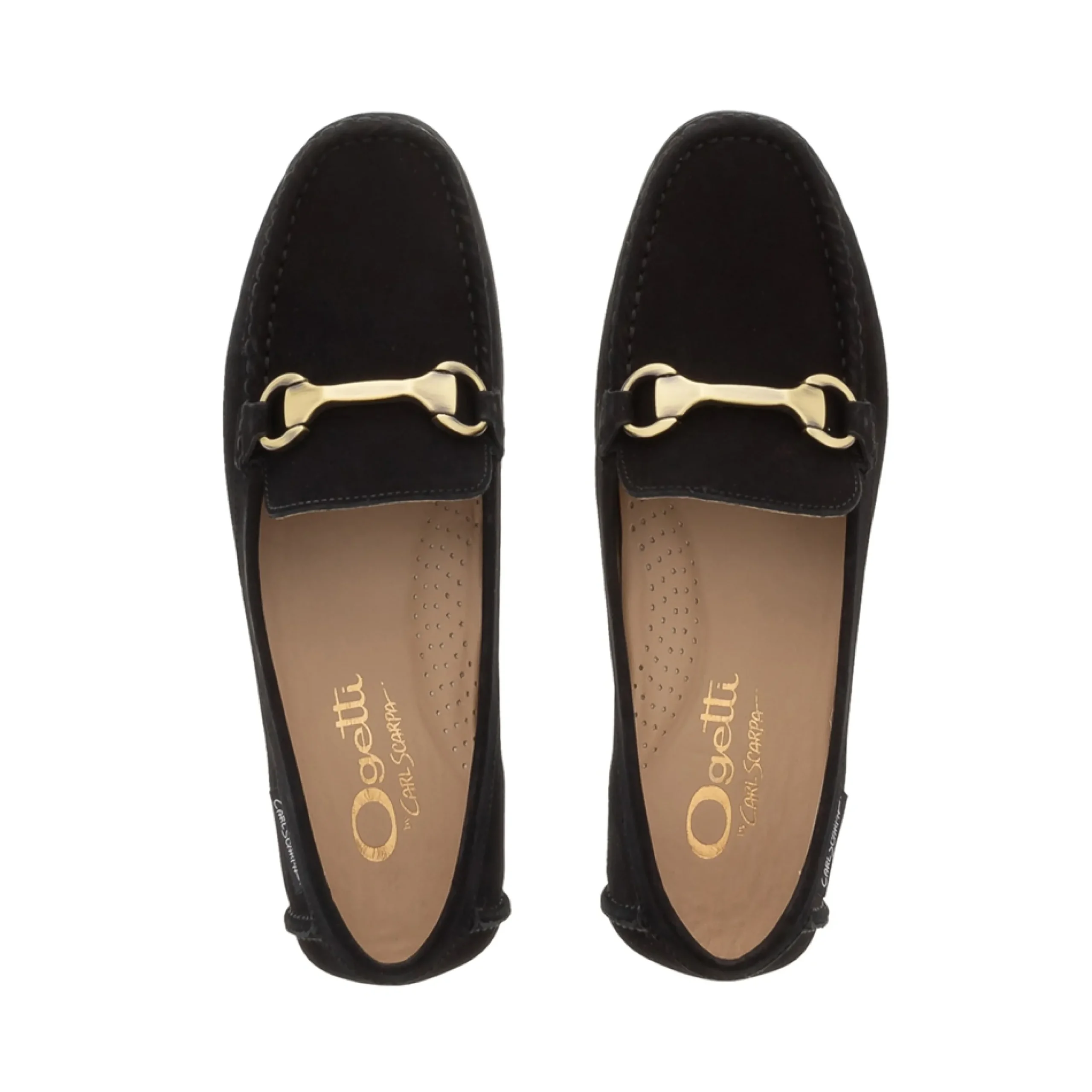 Calliope Black Leather Snaffle Loafers