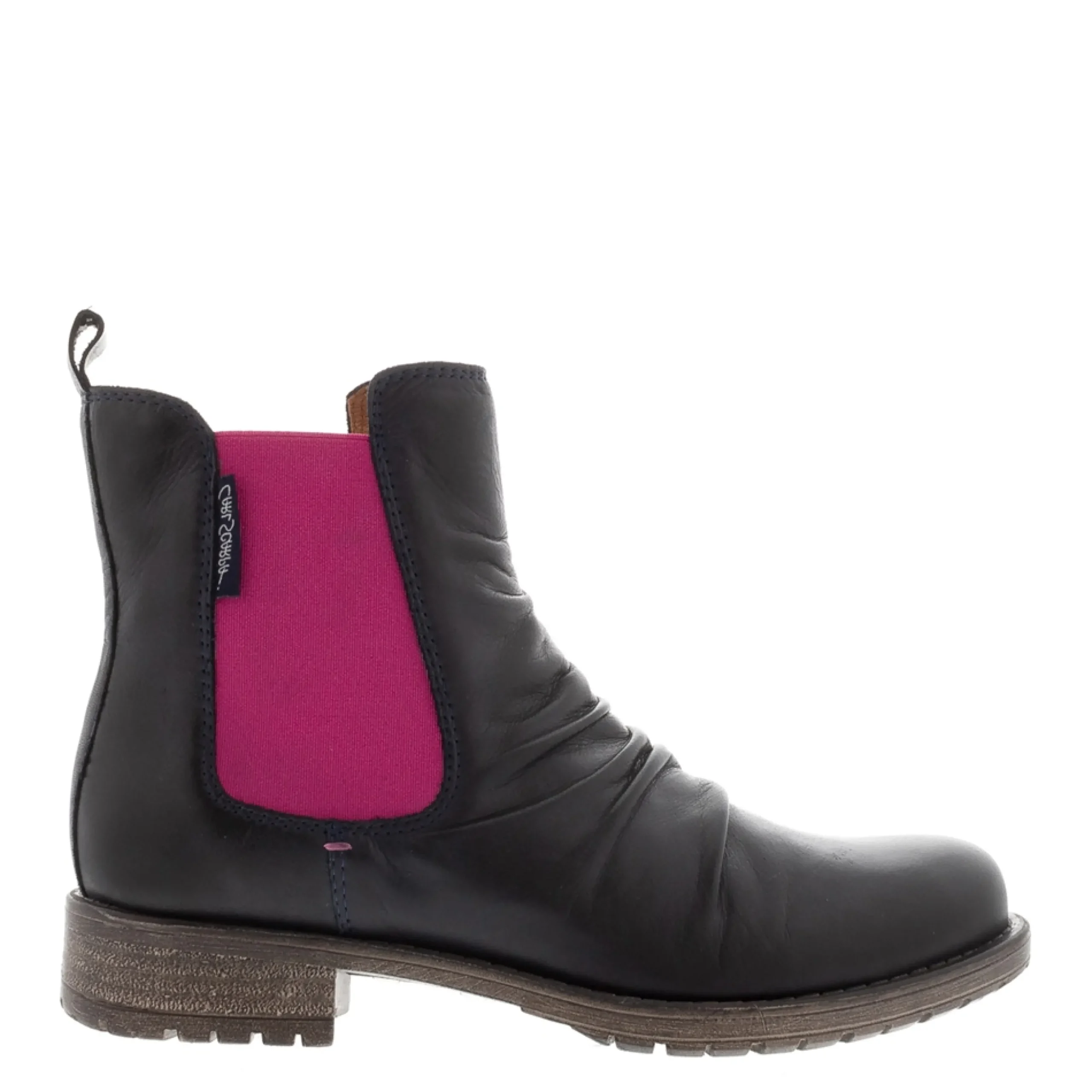 Cavalina Ruched Chelsea Ankle Boots