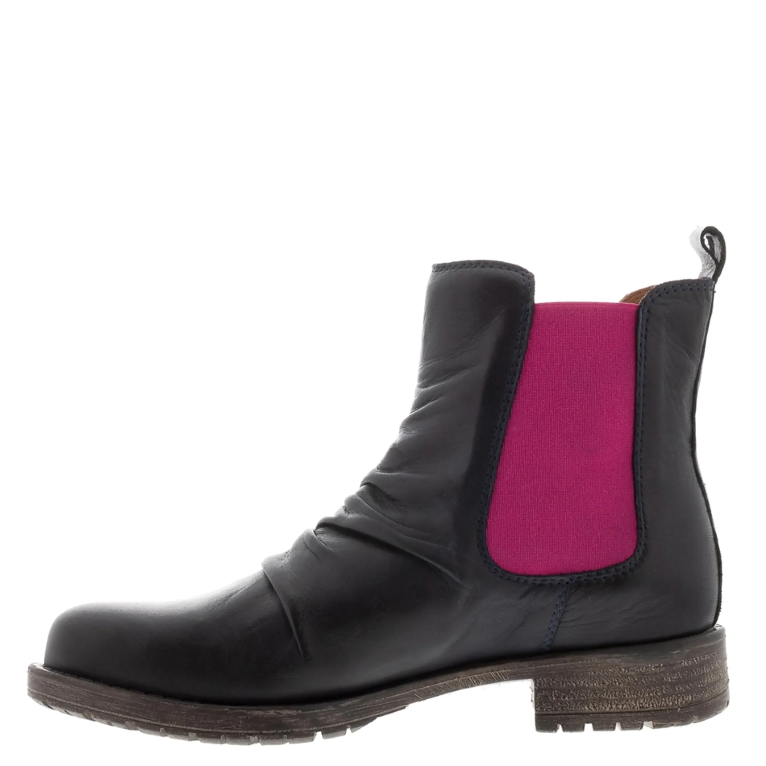 Cavalina Ruched Chelsea Ankle Boots