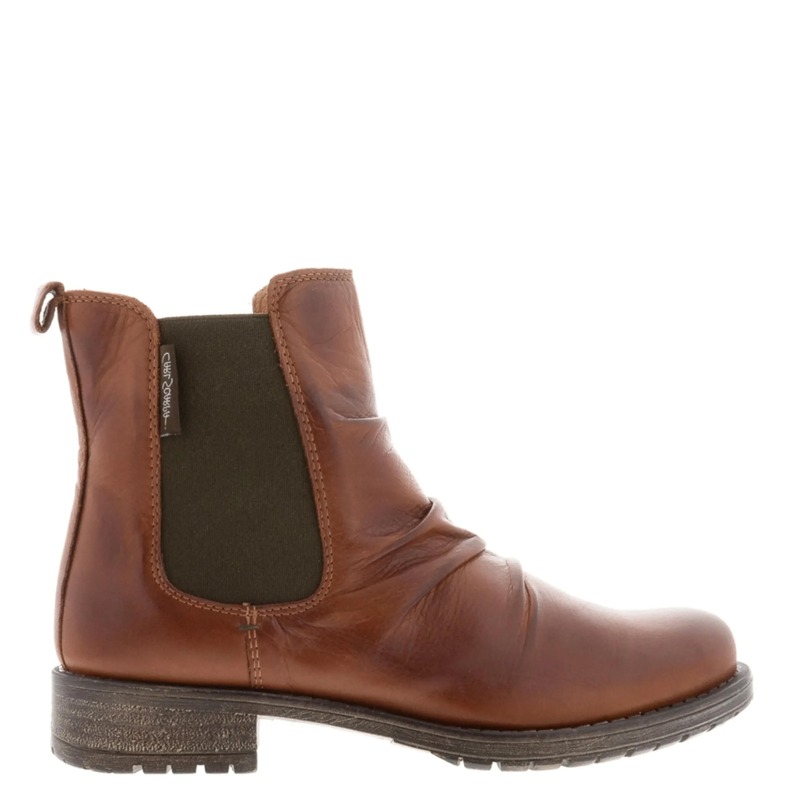 Cavalina Tan Chelsea Ankle Boots
