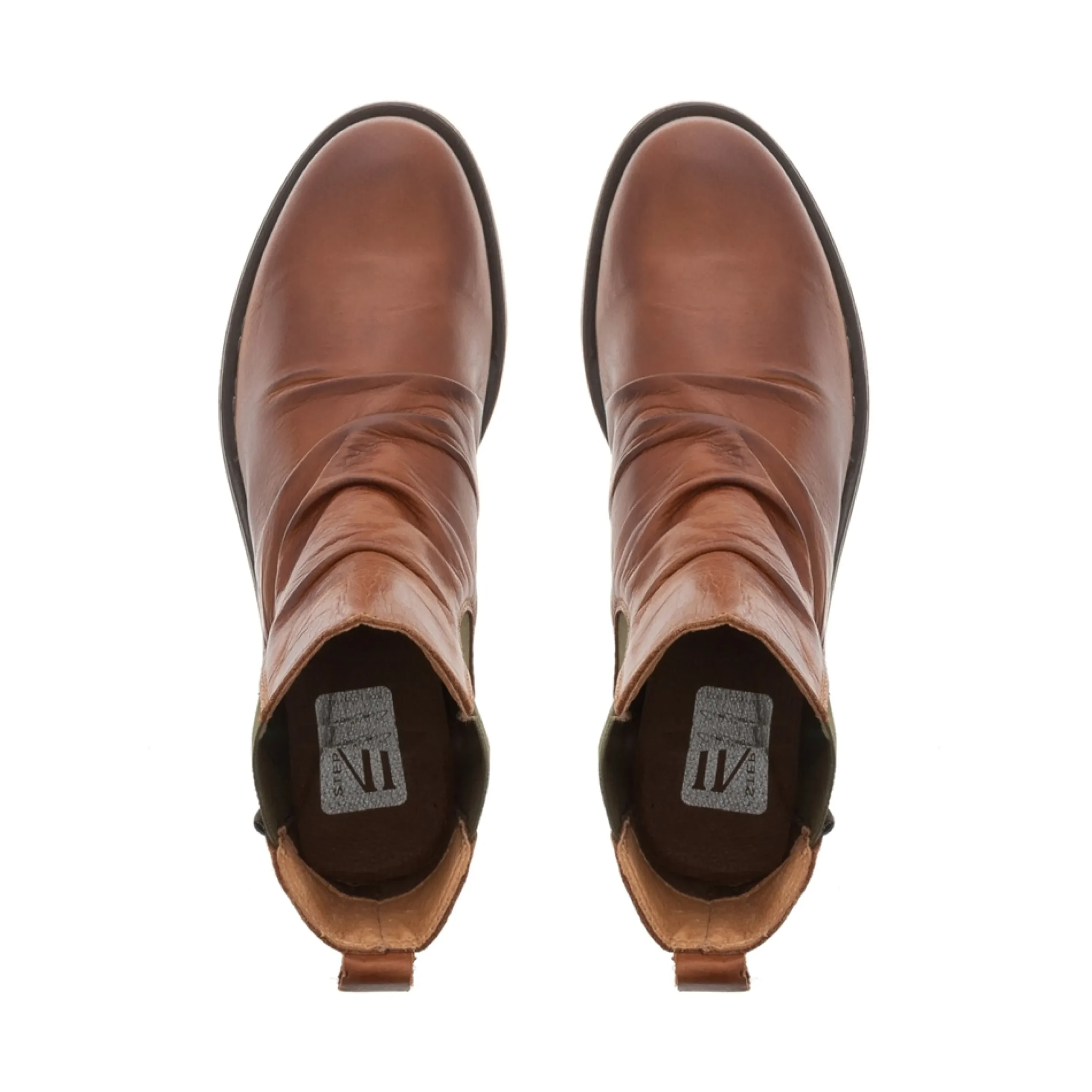 Cavalina Tan Chelsea Ankle Boots