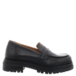 Chase Black Chunky Loafers