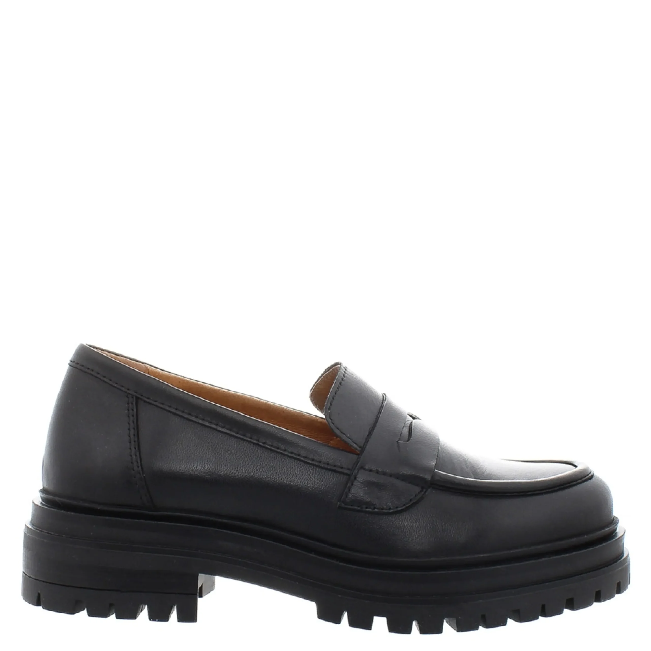 Chase Black Chunky Loafers