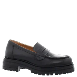 Chase Black Chunky Loafers