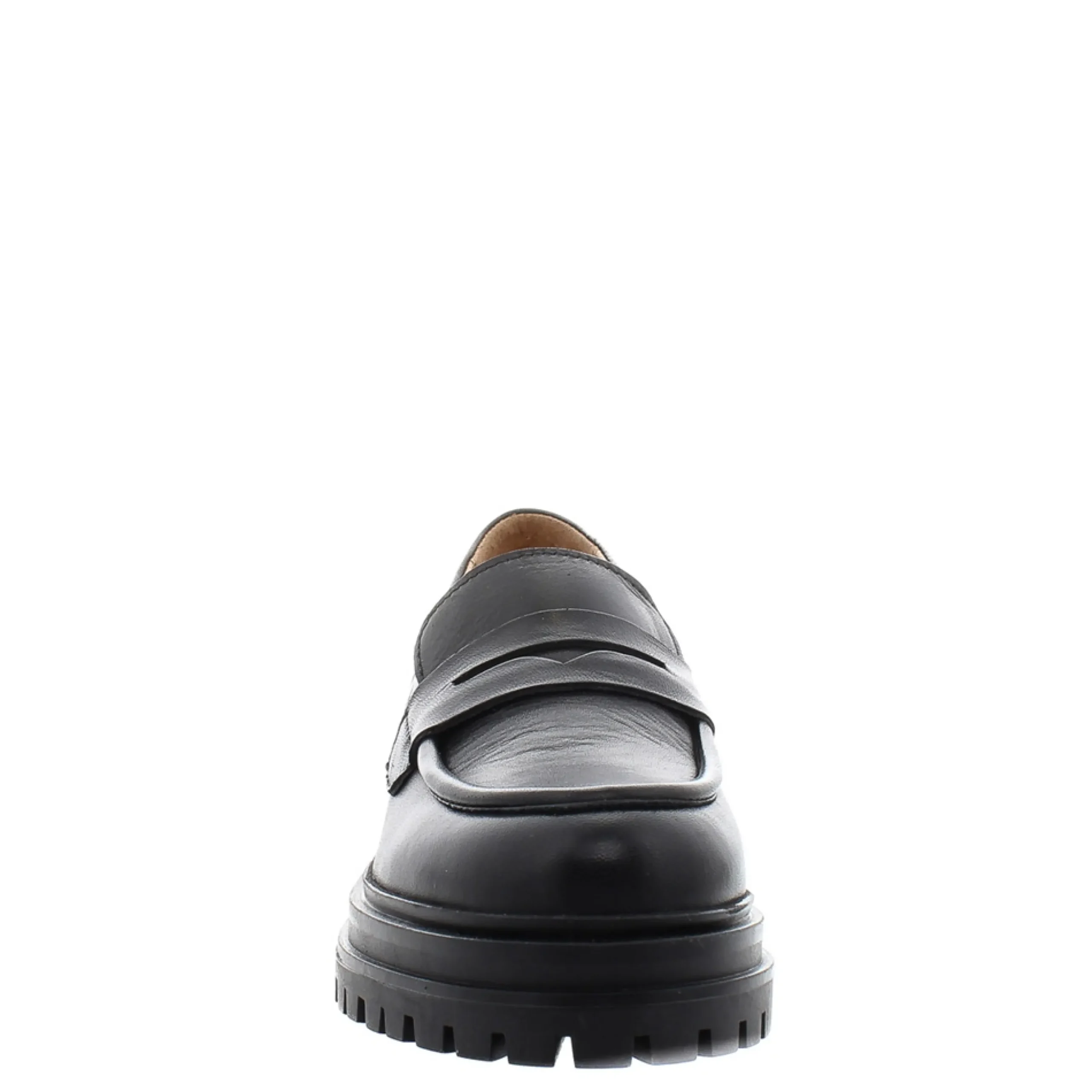 Chase Black Chunky Loafers