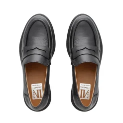 Chase Black Chunky Loafers