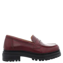 Chase Burgundy Chunky Loafers