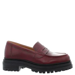 Chase Burgundy Chunky Loafers