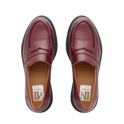 Chase Burgundy Chunky Loafers