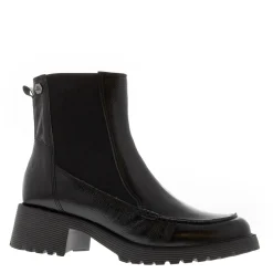 Colletta Black Leather Chelsea Boots