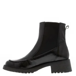 Colletta Black Leather Chelsea Boots