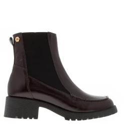 Colletta Bordo Leather Chelsea Boots