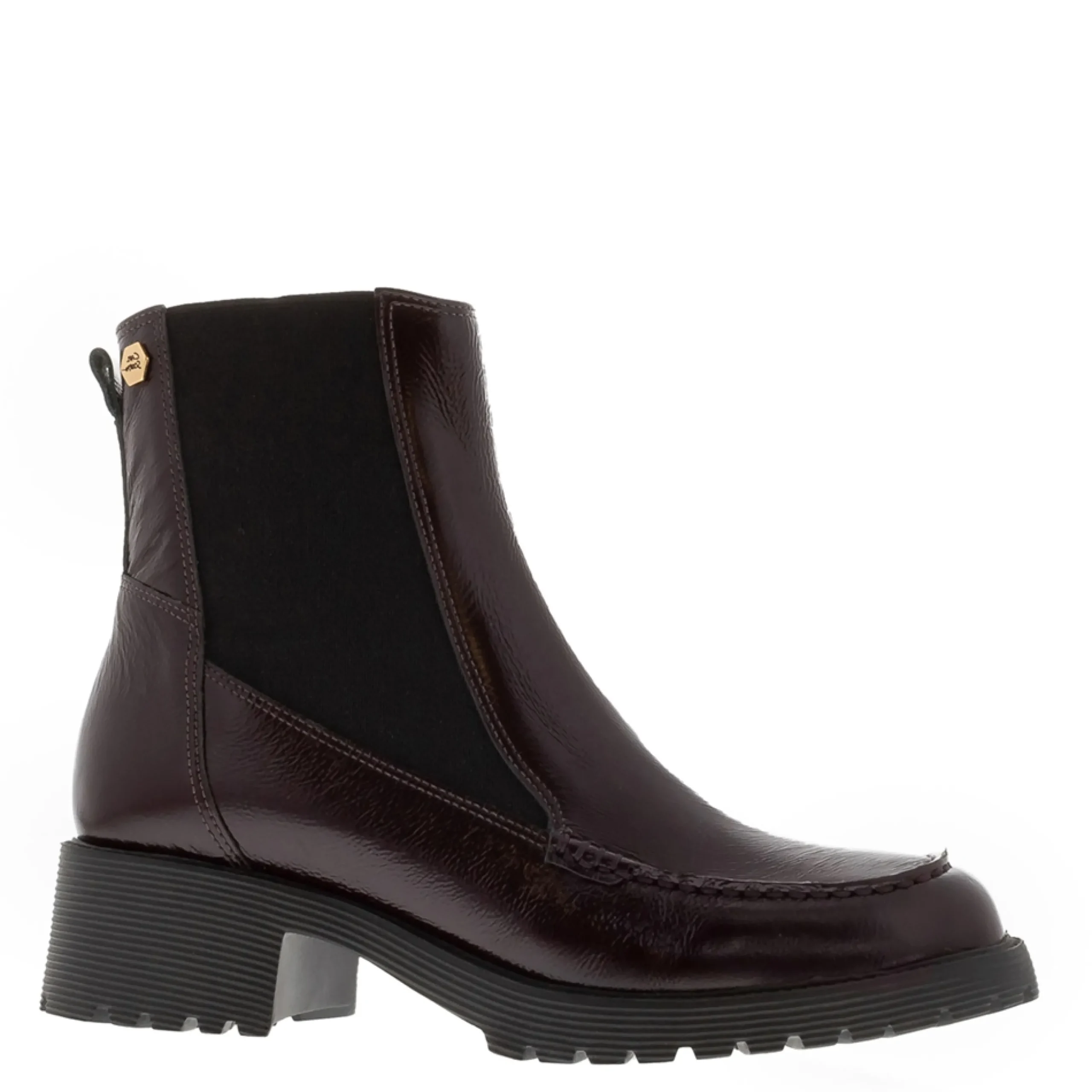 Colletta Bordo Leather Chelsea Boots