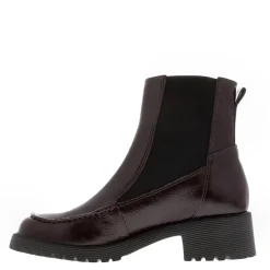 Colletta Bordo Leather Chelsea Boots