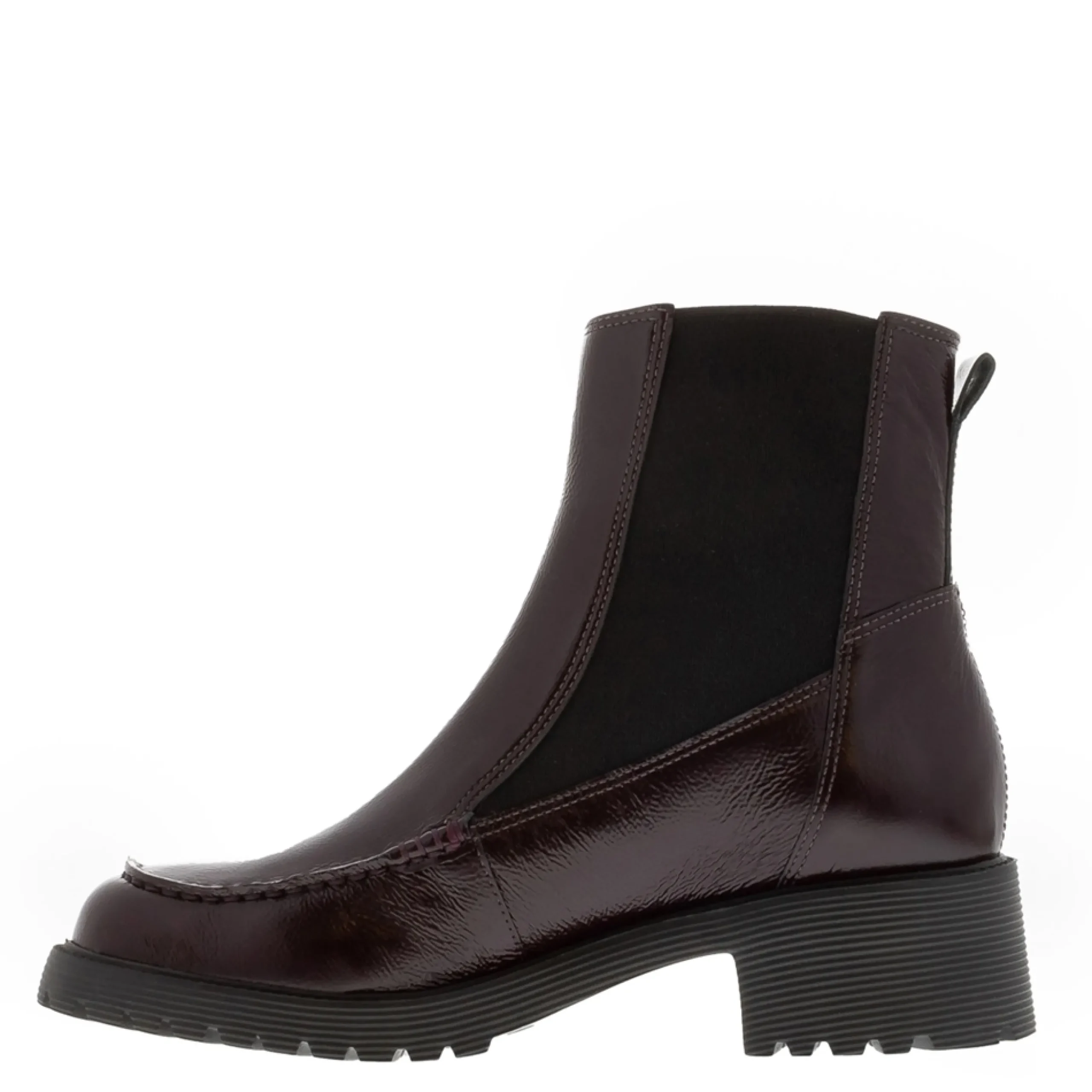 Colletta Bordo Leather Chelsea Boots