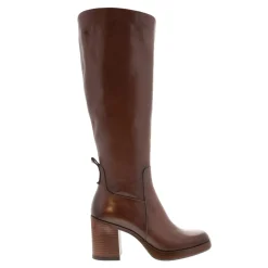 Cyrus Brown Leather Knee High Boots
