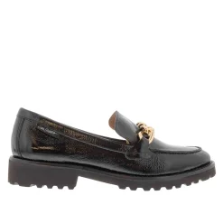 Davion Leather Chain Loafers