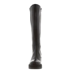 Dodie Black Leather Knee High Boots