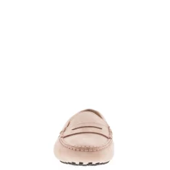 Domenica Nude Nubuck Suede Penny Loafers