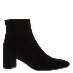 Effy Black Suede Ankle Boots