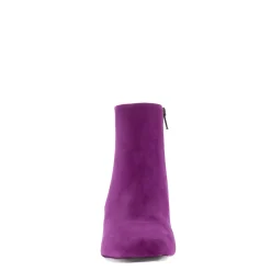 Effy Purple Suede Ankle Boots
