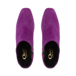 Effy Purple Suede Ankle Boots