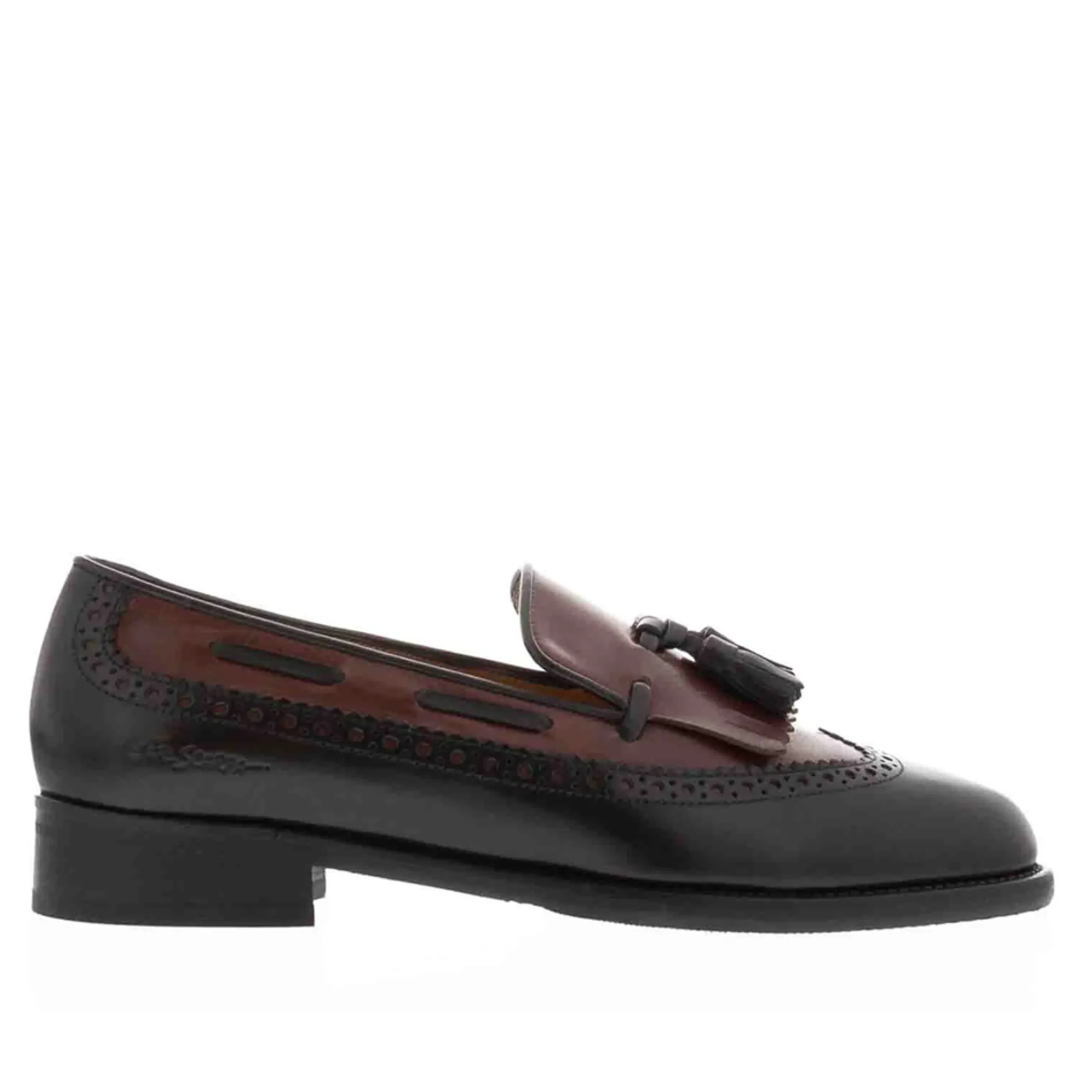 Elesta Two Tone Leather Oxford Style Loafers