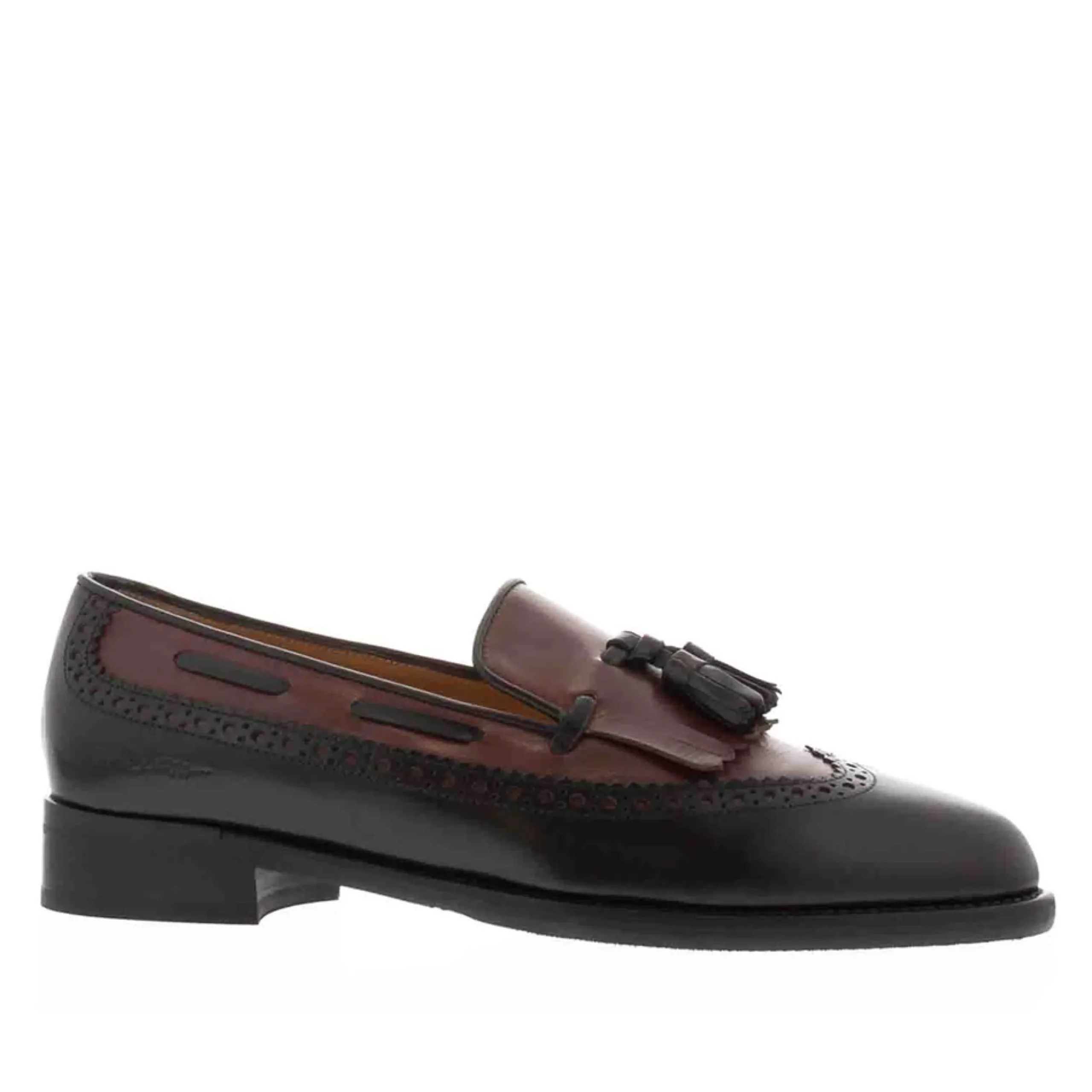 Elesta Two Tone Leather Oxford Style Loafers