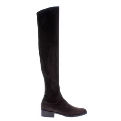 Emalynne Brown Italian Suede Over The Knee Boots