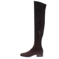 Emalynne Brown Italian Suede Over The Knee Boots