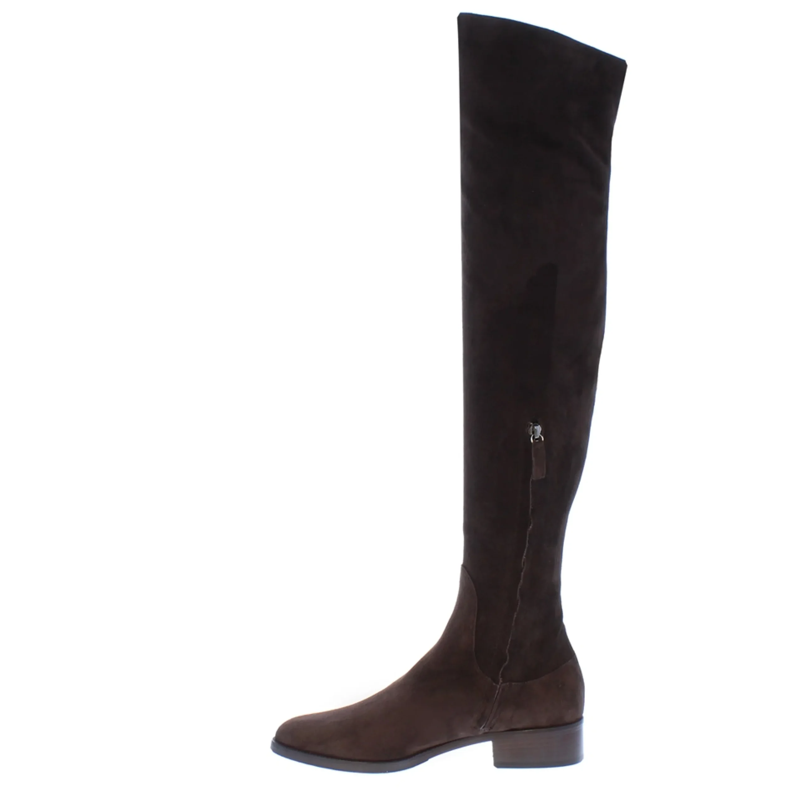 Emalynne Brown Italian Suede Over The Knee Boots