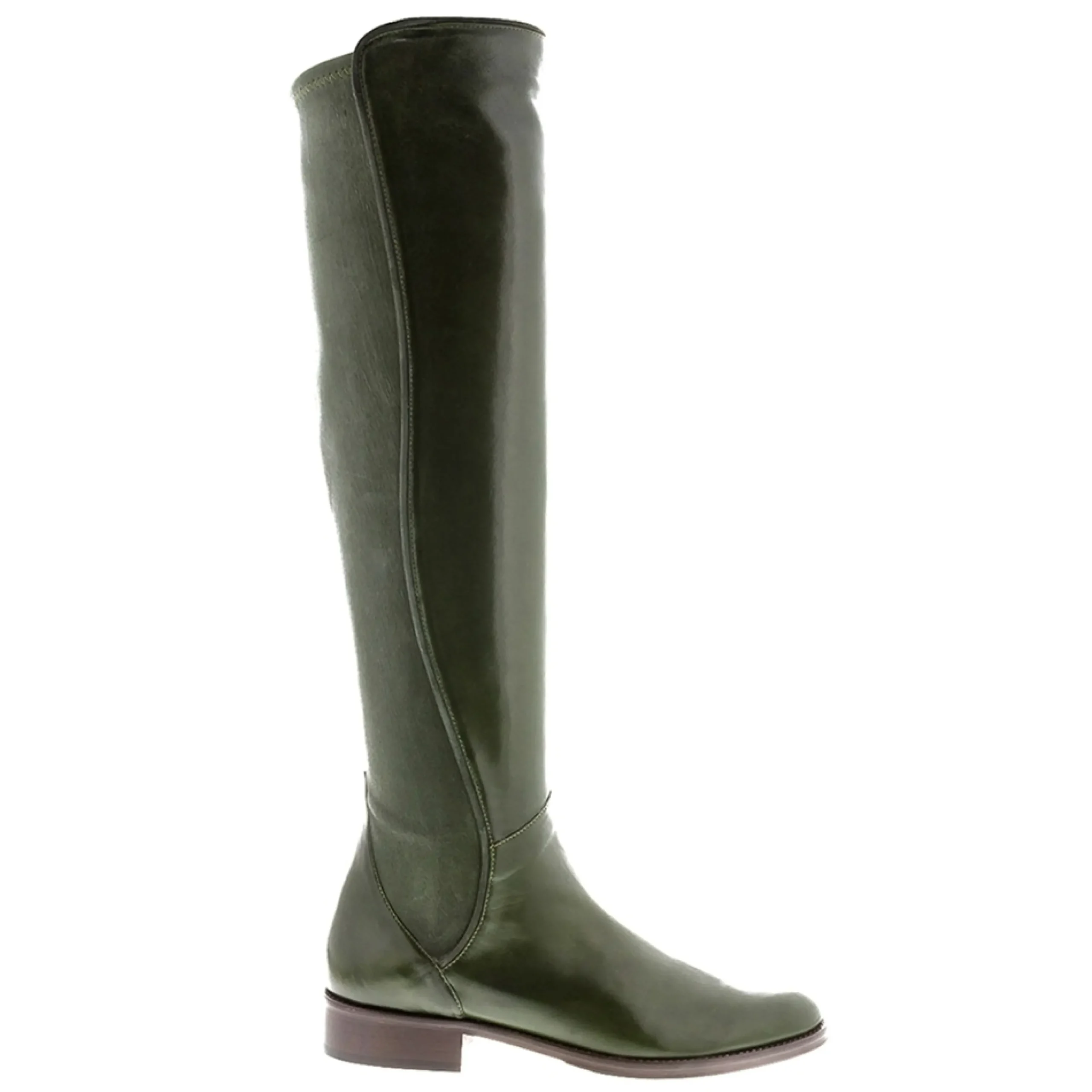 Emma Green Leather Knee-High Boots